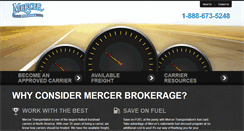 Desktop Screenshot of mercerbrokerage.com